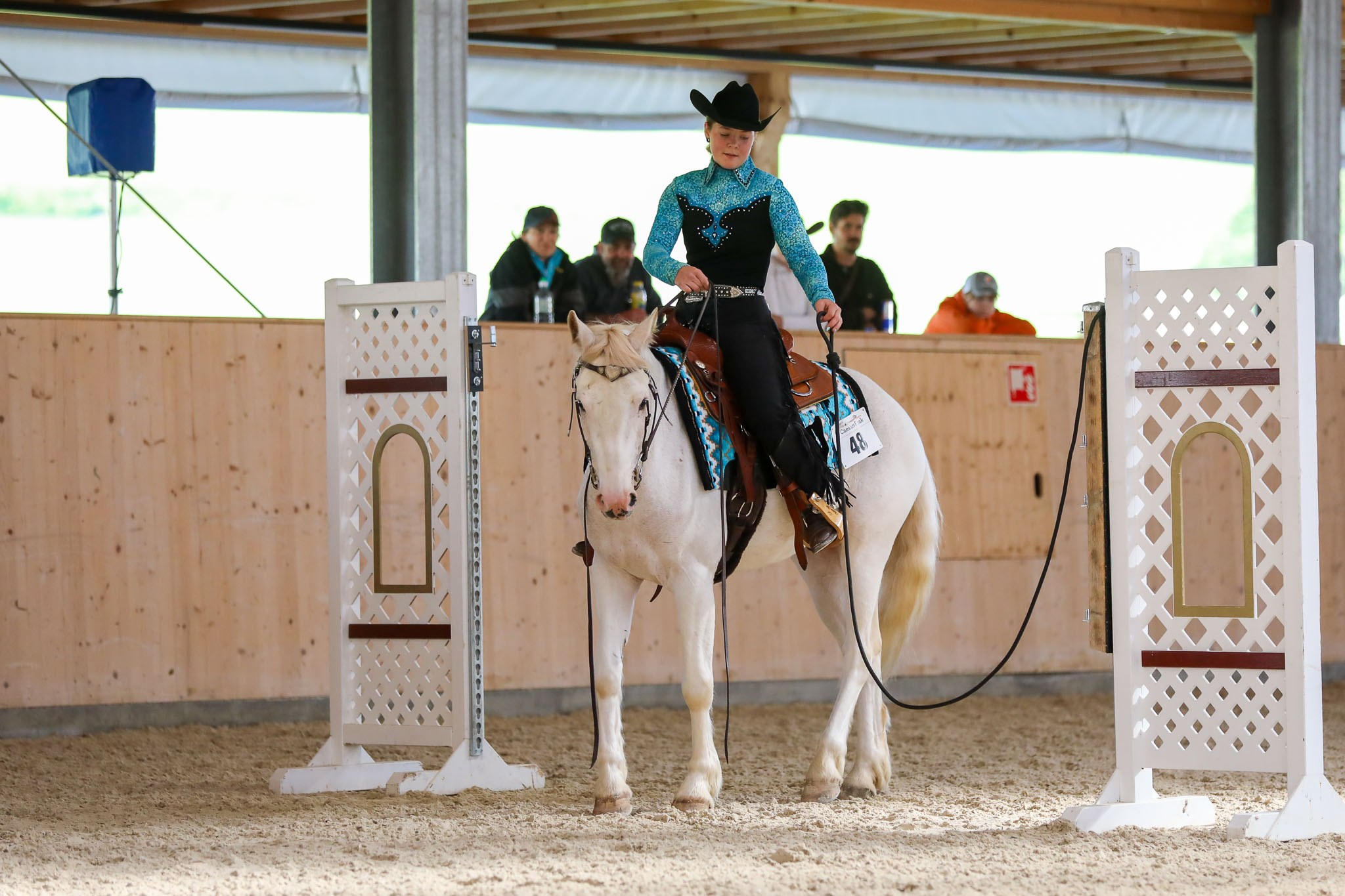 Westernturnier in der Halle