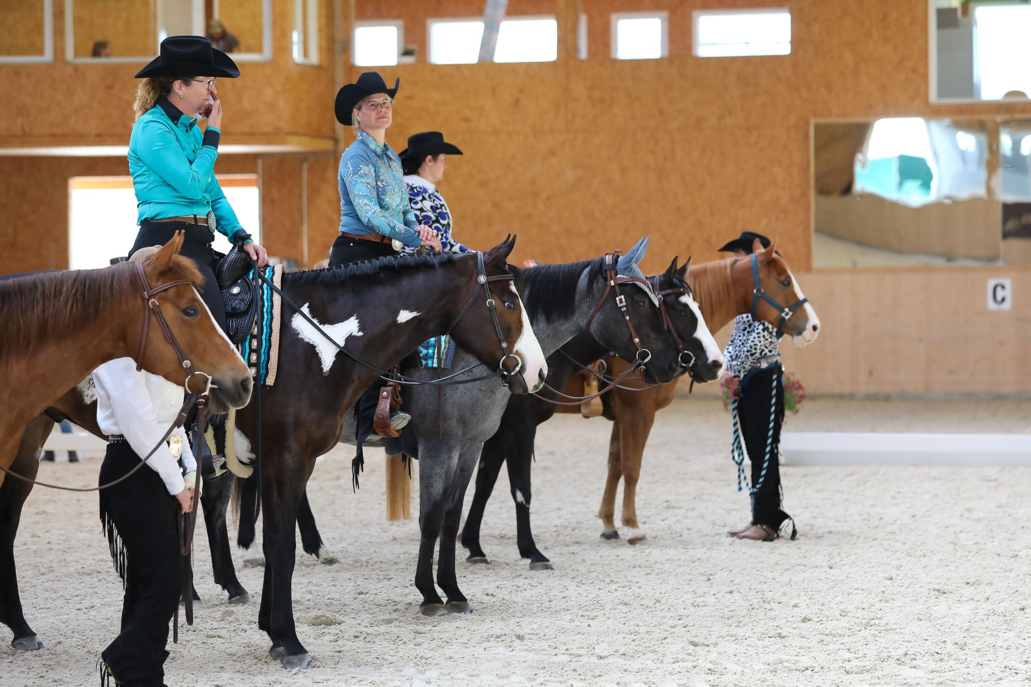 Teilnehmerinnen beim Westernturnier